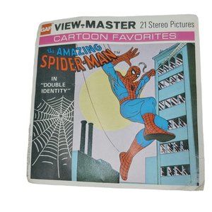 Vintage SPIDERMAN Viewmaster Complete with all discs and booklets